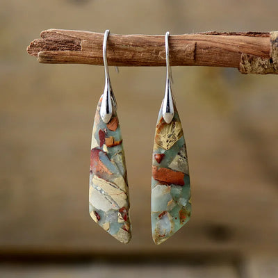 Vintage Nature Stone Earrings